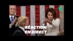 Face au discours sur l'état de l'Union de Trump, Pelosi a eu du mal à cacher son agacement