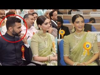 Sonam Kapoor And Rumoured BF Anand Ahuja Attended National Award