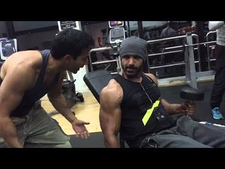 Varun Dhawan and John Abraham Workout In Gym