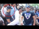 Salman Khan MOBBED By Crazy Fans At A Slum In Mumbai