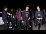 Hrithik Roshan With Their Kids Spotted At Mumbai Airport!
