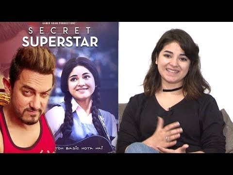 Aamir Khan's CUTE Dangal Daughter Zaira Wasim On Next Movie Secret Superstar