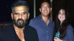 Sunil Shetty and Preity Zinta Spotted At Mumbai Airport |  IIFA 2017