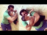 Salman Khan Gets Into Dangal Mode With Nephew Ahil Sharma | Salman Khan nephew Ahil Sharma