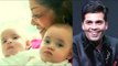 Karan Johar Reveals The Face of His Twins Yash and Roohi | Karan Johar Kids
