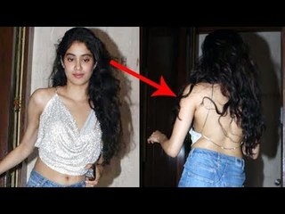 Jhanvi Kapoor Spotted In A REVEALING Dress At Mom Sridevi’s Birthday Party
