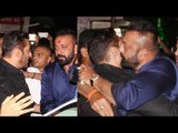 Sanjay Dutt Gives Jadoo Ki Jhappi to Salman Khan At Mukesh Ambani’s Ganpati Celebrations