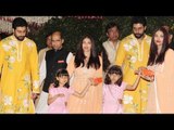 Aishwarya Rai Abhishek Bachchan and Daughter Aaradhya ATTEND Mukesh Ambani’s Ganpati Celebration
