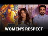 Ayushmann Khurrana And Bhumi Pednekar Take on Women's Respect!