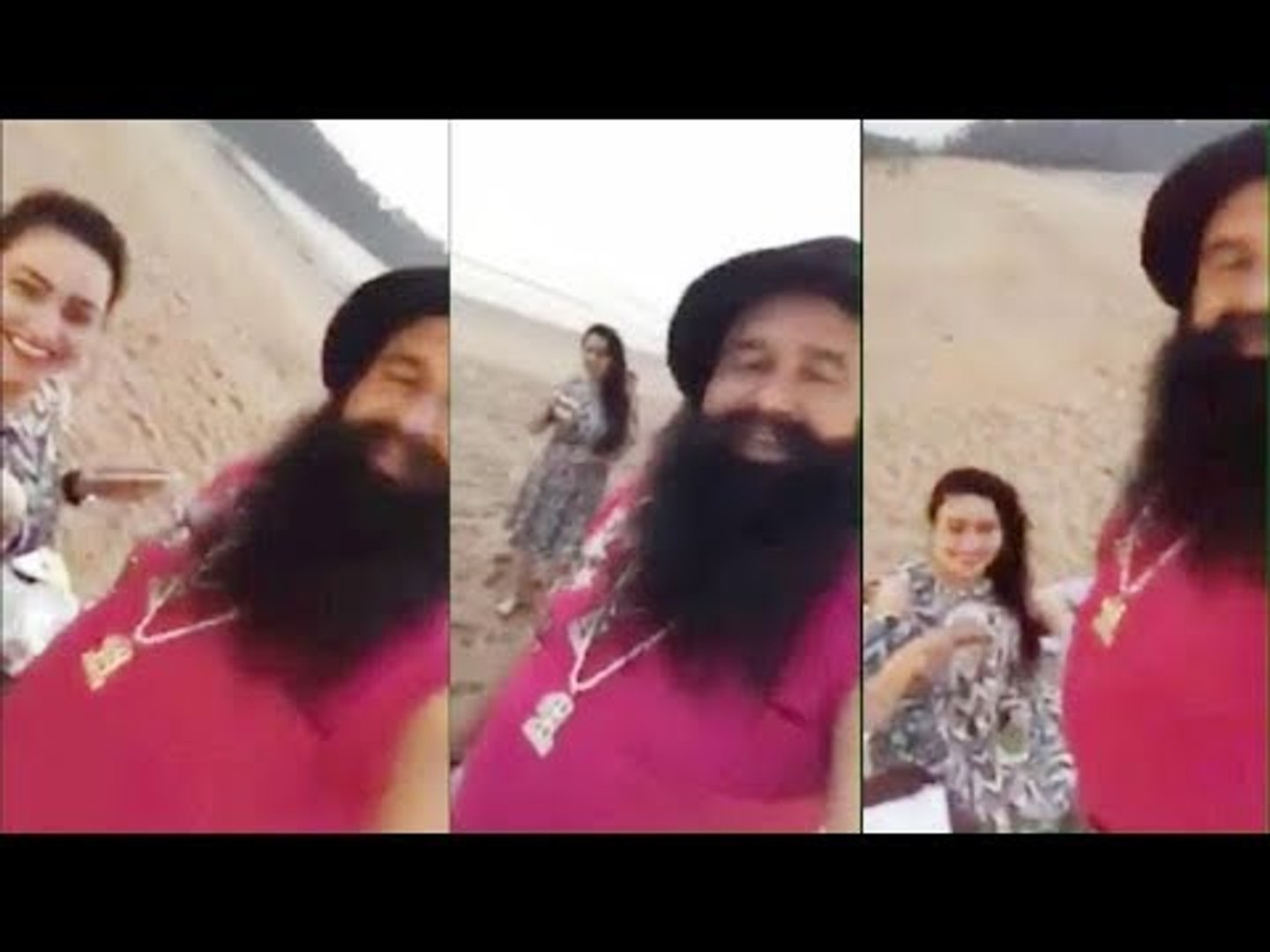 à¤ªà¤•à¤¡à¤¼à¥‡ à¤—à¤¯à¥‡ à¤°à¤¾à¤® à¤°à¤¹à¥€à¤® à¤¹à¤¨à¥€à¤ªà¥à¤°à¥€à¤¤ à¤•à¥‡ à¤¸à¤¾à¤¥ | Ram Rahim and Honey Preet Vacation  Video - video Dailymotion