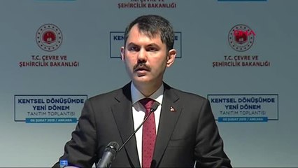 Çevre ve Şehircilik Bakanı Kurum Kentsel Dönüşüm Toplantısında Konuştu -4