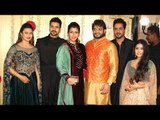 Raman Ishita - Divyanka Tripathi & Karan Patel With Real Family At Ekta Kapoors Diwali Party 2017