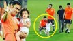 Virat Kohli's CUTE Video Playing With MS Dhoni's Daugther Zeva At Football Match