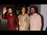 Kareena Kapoor With Saif Ali Khan At Aamir Khan's Diwali Party 2017