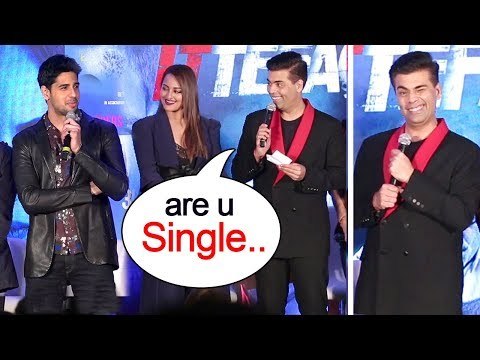 Karan Johar's UNEXPECTED Question SHOCKS Sidharth Malhotra