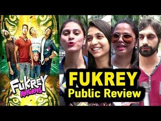 Fukrey Retruns Movie Public Review | First Day First Show Review |Pulkit,Varun,Richa|Fukrey 2 Review