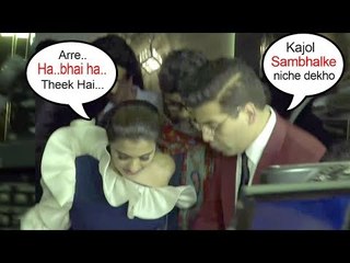 Karan Johar's Sweet Gesture For Kajol Taking CARE Of Her In Public After End Of FIGHT