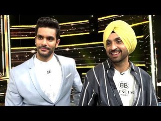 Diljit Dosanjh And Angad Bedi Promote SOORMA Movie On The Sets Of Sabse Smart Kaun