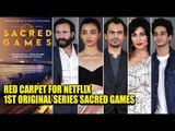 RED CARPET: Netflix's First Original Series SACRED GAME Premiere | Saif Ali Khan, Ishaan, Nawazuddin