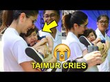 Taimur Ali Khan CRIES Getting SCARED Of CREW Members Around Mommy Kareena Kapoor At Mehboob Studio