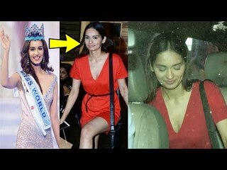 Miss World Manushi Chillar's SHOCKING Without Make Up Look CAUGHT By Paparazzi