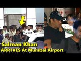Salman Khan ARRIVES At Mumbai Airport After Getting FREE From Jodhpur JAIL | Salman BlackBuck Case