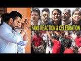 Salman Khan's Fans REACTION & CELEBRATION After Salman Khan Getting Out Of Jodhpur Jail
