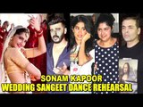 Sonam Kapoor's WEDDING SANGEET DANCE Rehearsal | Jhanvi Kapoor, Arjun, Anshula Kapoor, Khushi, Karan