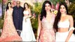 Jhanvi Kapoor & Khushi Kapoor's STYLISH ENTRY At Sonam kapoor & Anand Ahuja's Wedding Reception