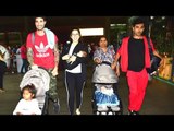 Sunny Leone With Husband Daniel Weber & Kids Asher, Noah, Nisha SPOTTED at Mumbai airport