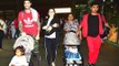 Sunny Leone With Husband Daniel Weber & Kids Asher, Noah, Nisha SPOTTED at Mumbai airport