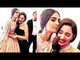 Sonam Kapoor KISSES Pakistani Actress Mahira Khan At Red Carpet Of Cannes Film Festival 2018