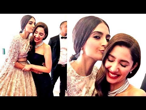 Sonam Kapoor KISSES Pakistani Actress Mahira Khan At Red Carpet Of Cannes Film Festival 2018