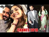 Sonam Kapoor With Husband Anand Ahuja Leave For CANNES Film Festival 2018 | Inside Video