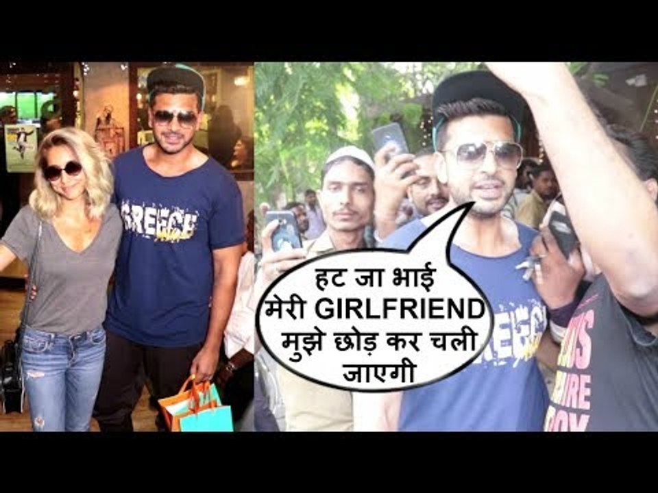 Anusha Dandekar With Boyfriend Karan Kundra At Hair Stylist Aalim Hakim's Salon