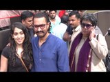 Aamir Khan Meets Daughter Ira Khan & Ex Wife Reena Dutta At Mehboob Studio In Bandra
