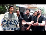 Ranbir Kapoor's MACHO ENTRY At Sanjay Dutt's Biopic Sanju Trailer Launch