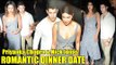 Priyanka Chopra With Boyfriend Nick Jonas and Mother Madhu Chopra On A Dinner Date At BKC In Mumbai