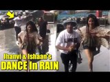 Jhanvi Kapoor's RAINY DANCE With BF Ishaan Khattar While DHADAK Movie Promotion | ENJOYS Rain