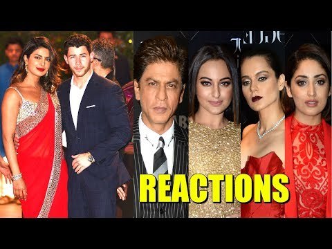 Bollywood Celebs REACTION On Priyanka Chopra & Nick Jonas Wedding Shahrukh Khan, Kangana Ranaut Son
