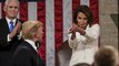 When Trump called for compromise, Pelosi clapped like this....