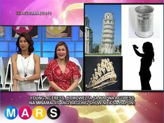 Mars: Young actress, bumuwelta sa kapwa actress na nangmaliit sa show niya! | Mars Mashadow