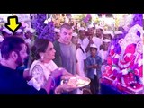 Salman Khan Performs AARTI At Sister Arpita Khan Sharma's GRAND Ganpati Celebrations 2018