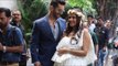 Pregnant Neha Dhupia CUTE MOMENT With Hubby Angad Bedi at Baby Showering