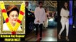 Madhuri Dixit TURNS BACK to See Anil Kapoor at Kareena Kapoors Dadi Krishna Raj Kapoor Prayer meet