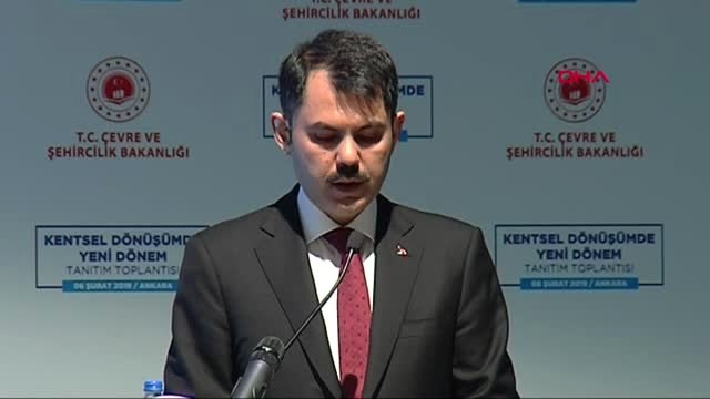 Çevre ve Şehircilik Bakanı Kurum Kentsel Dönüşüm Toplantısında Konuştu -3
