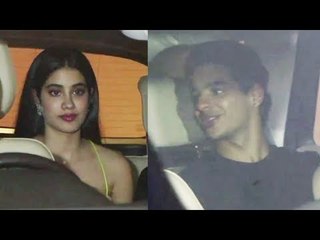 Janhvi Kapoor & Ishaan Khattar SPOTTED Together at Kuch Kuch Hota Hai 20 Years Celebration Party Var