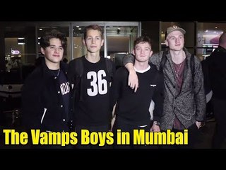 The Vamps Boys SPOTTED in Mumbai | UK's Pop Rock Band