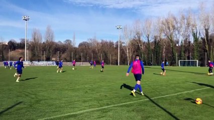 Entrenamiento del Real Oviedo (06/02/2019)