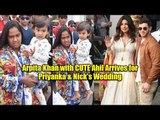 Salman Khan Sister Arpita with CUTE Ahil ARRIVES at Jodhpur for Priyanka & Nick's Wedding Ceremony
